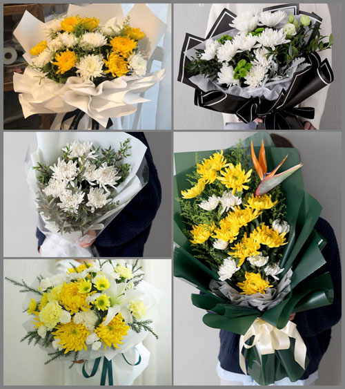 浙江省丽水云和县石塘镇石水缸村白事花束代送